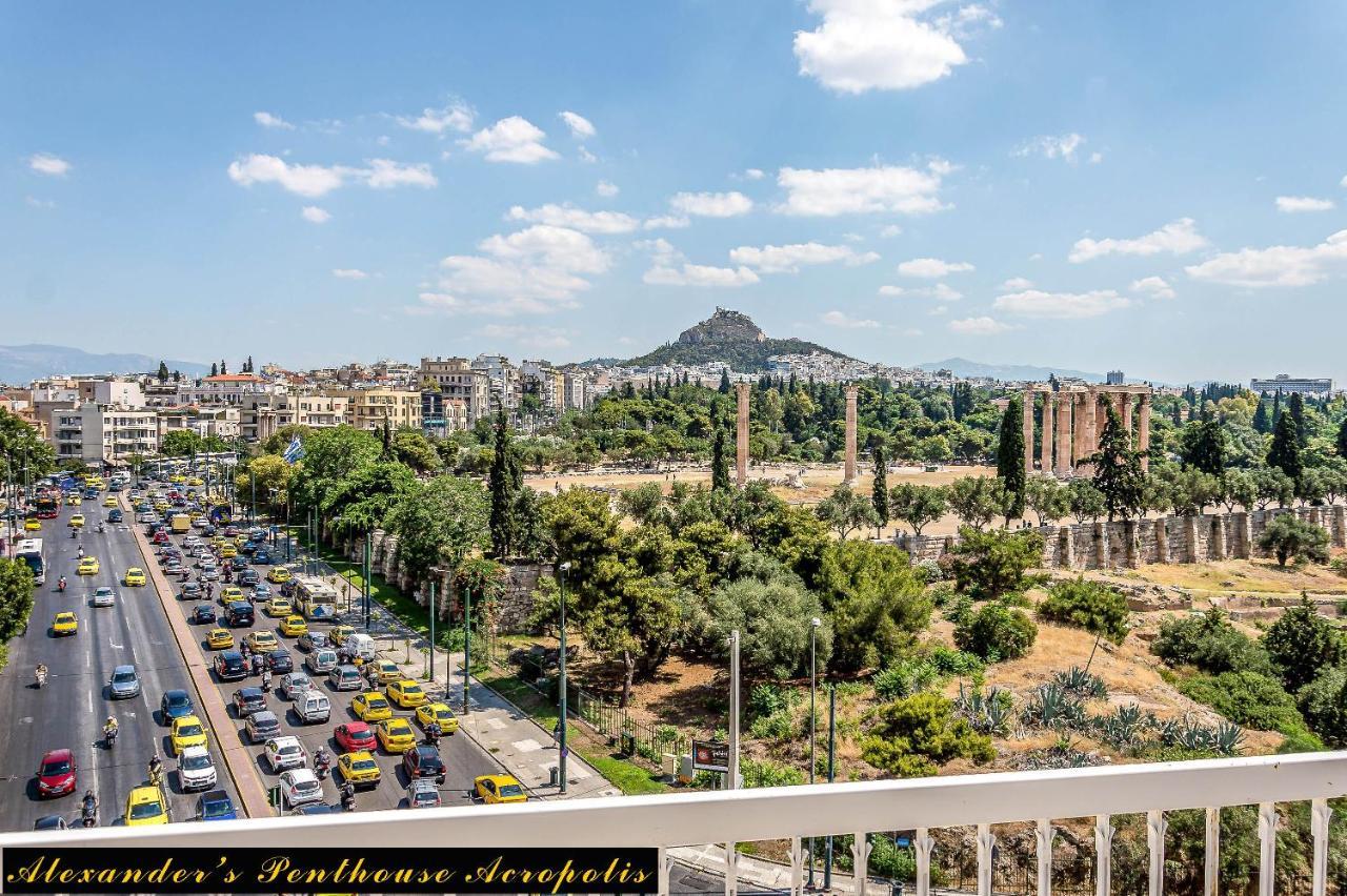 Ferienwohnung Alexander'S Penthouse Athen Exterior foto